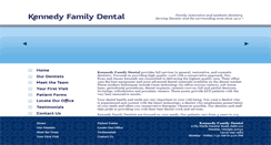 Desktop Screenshot of kennedyfamilydental.com